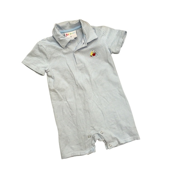 Jelly Beans Other - Jellybeans Embroidered Back-to-school Romper JonJon Playsuit Cotton